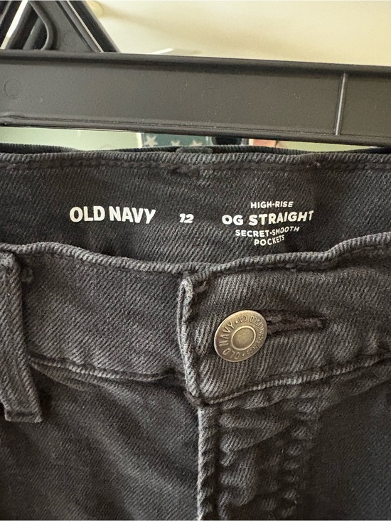 Old Navy Denim - Old Navy Black OG Straight High-Rise Shorts
